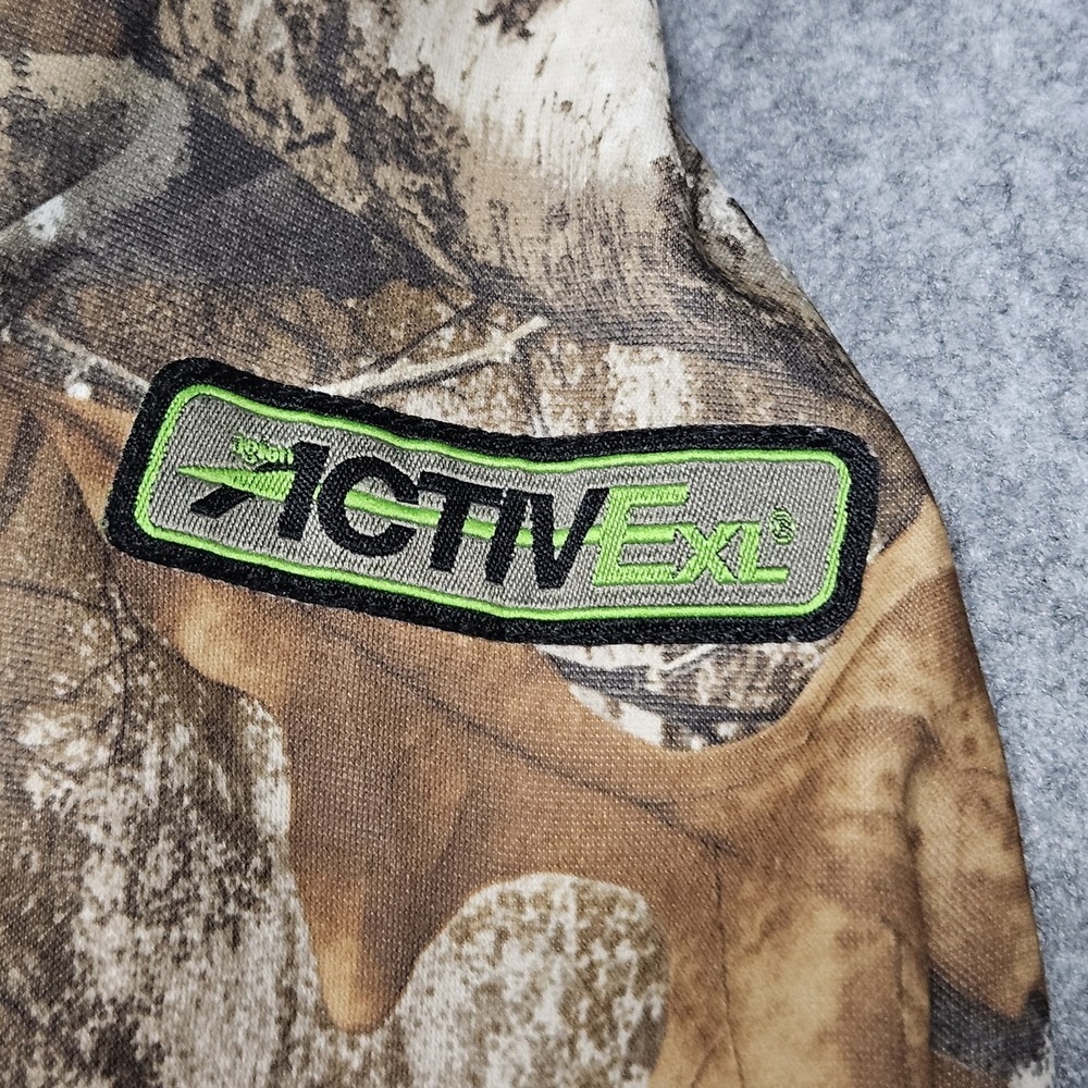 Non-Typical by Drake Camo Fleece Hoodie‎ Mossy Oak Bottom Land Mens Medium - Picture 6 of 10